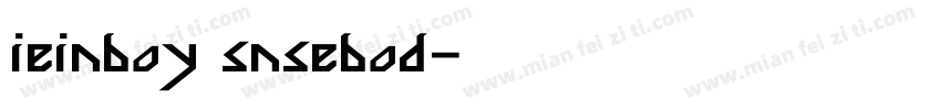 ieinboy snsebod字体转换
